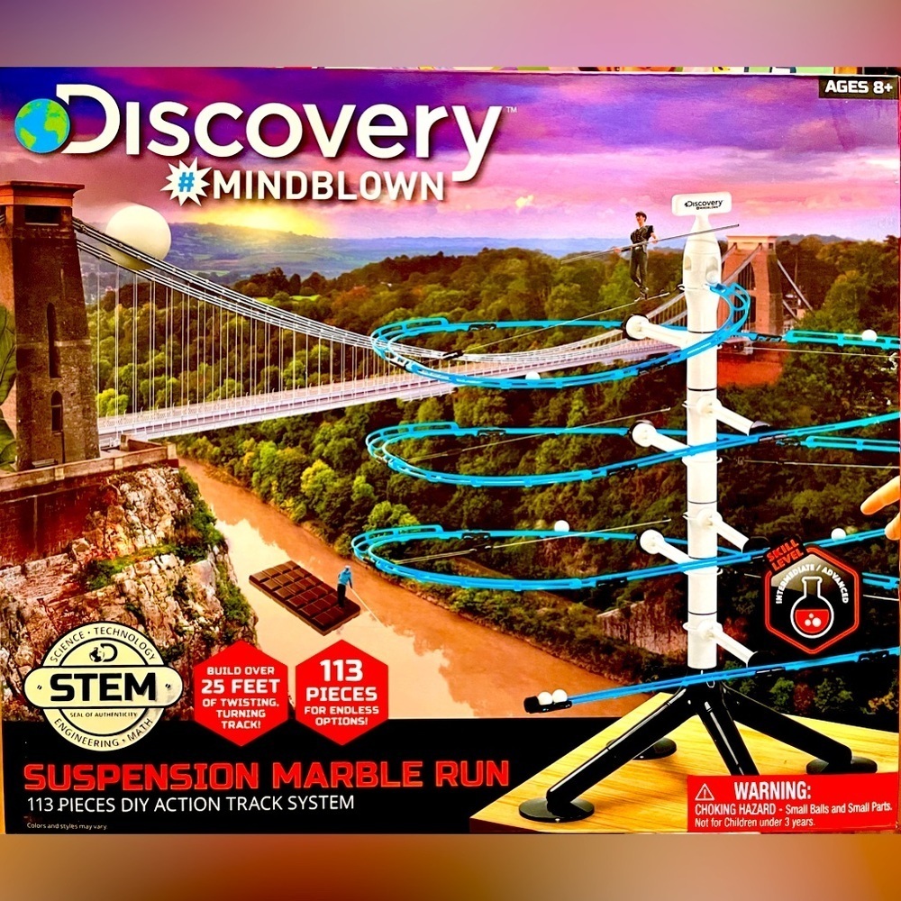 Discovery Mindblown Suspension Marble Track Connectable STEM ✅ NEW​​​